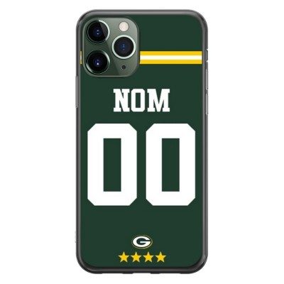 COQUE MAILLOT NFL - GREEN BAY PACKERS DOMICILE - PERSONNALISABLE