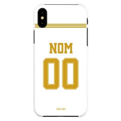 COQUE MAILLOT FOOT - REAL MADRID DOMICILE 2019/2020 - PERSONNALISABLE