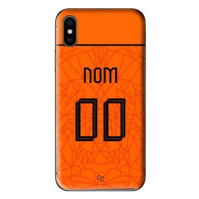 COQUE MAILLOT FOOT PAYS BAS EURO 2020 DOMICILE - PERSONNALISABLE