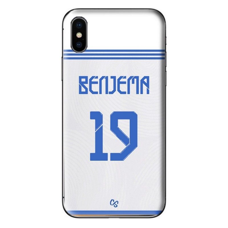 COQUE MAILLOT FOOT - REAL MADRID DOMICILE 2021/2022 - PERSONNALISABLE