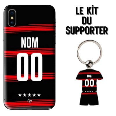 Kit supporter Rugby Toulouse Domicile 2020 2021 Porte clés et coque smartphone
